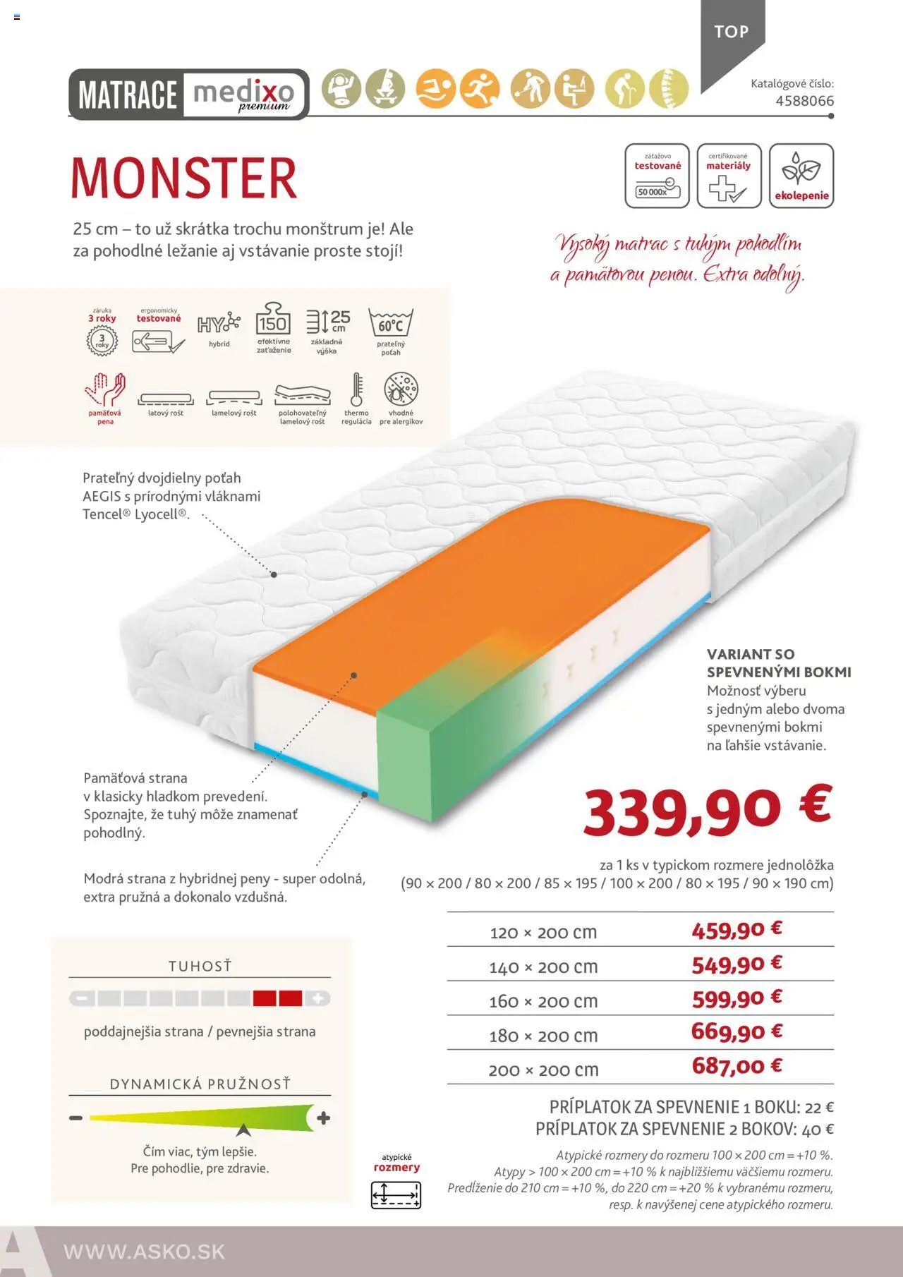 Náhľad ASKO nábytok letáku platného od 05.06.2025 - Matrace, Matrac, Rošt, Pena