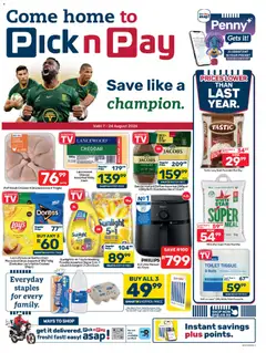 Preview of Pick n Pay flyer valid from 07/08/2026