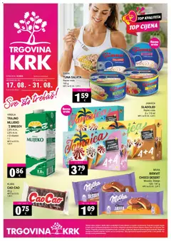 Pregled letka Trgovina Krk Katalog trgovine Trgovina Krk vrijedi od 17.08.2026