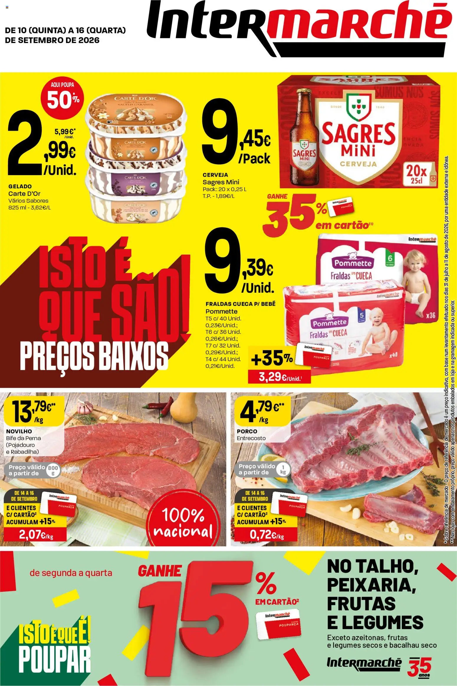 Pré-visualização do folheto da loja Intermarché válida a partir de 10/09/2026