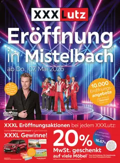 Vorschau der Angebote: XXXLutz XXXLutz Eröffnung in Mistelbach gültig ab 05.05.2026