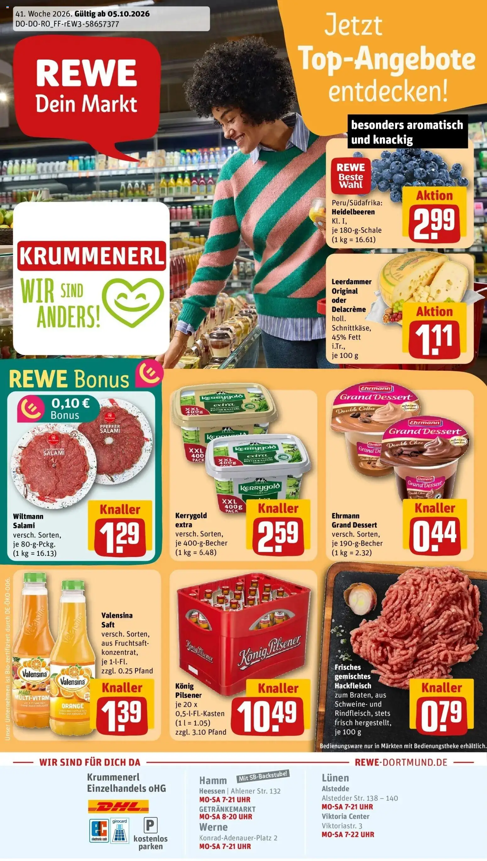 Vorschau von dem Prospekt des Geschäftes Rewe, gültig ab dem 05.10.2026