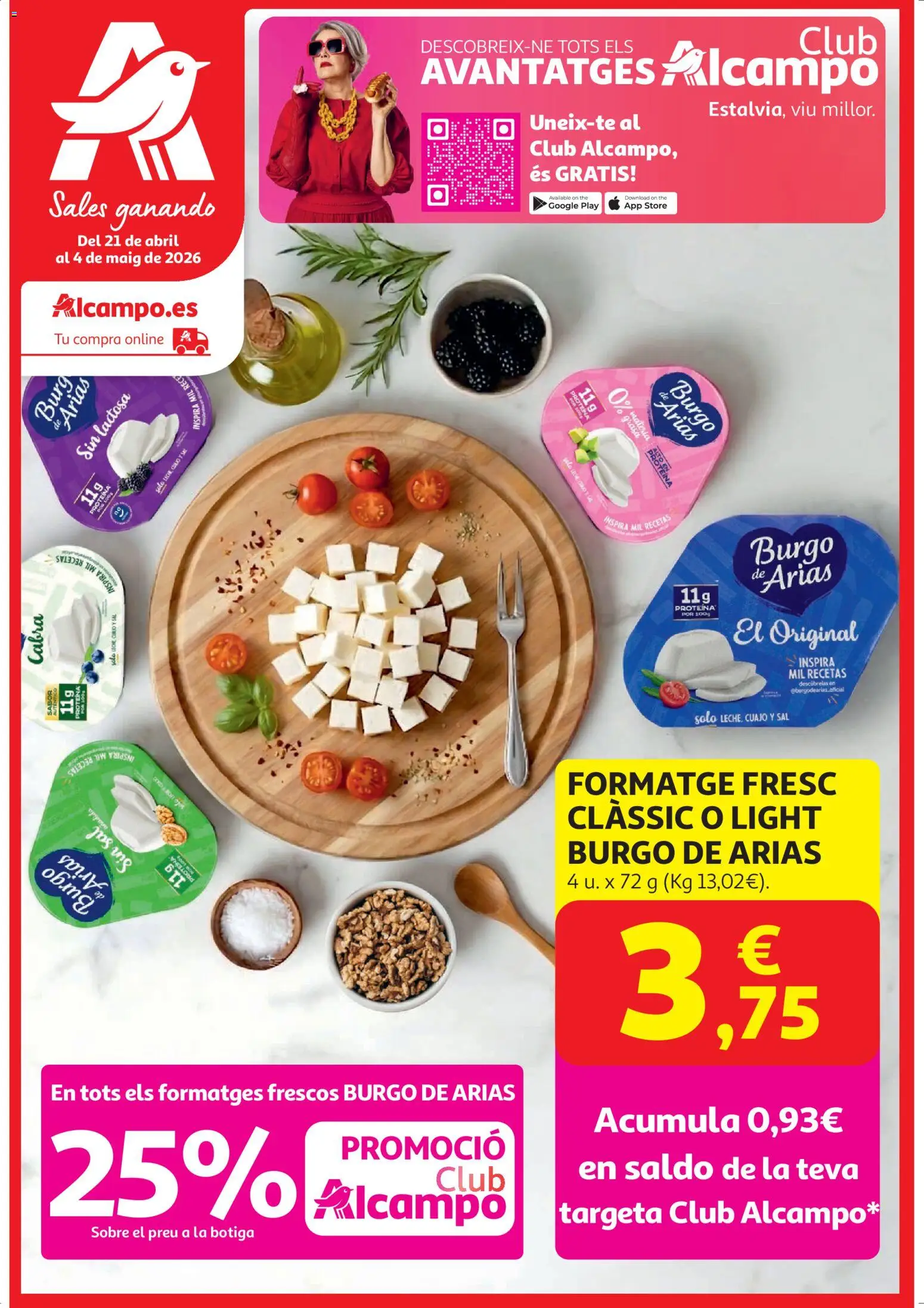 Vista previa del folleto de la tienda Alcampo válido desde el 21/04/2026 - Proteína, Sal
