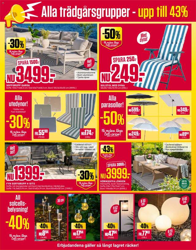 Nytt ÖoB reklamblad från 13/07
