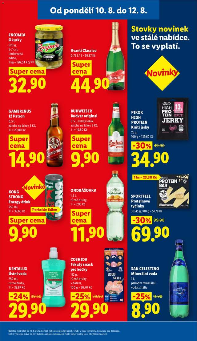 Nový Lidl leták od 10.08.