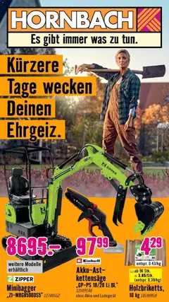Vorschau der Angebote: Hornbach Hornbach Kürzere Tage wecken Deinen Ehrgeiz gültig ab 07.10.2026