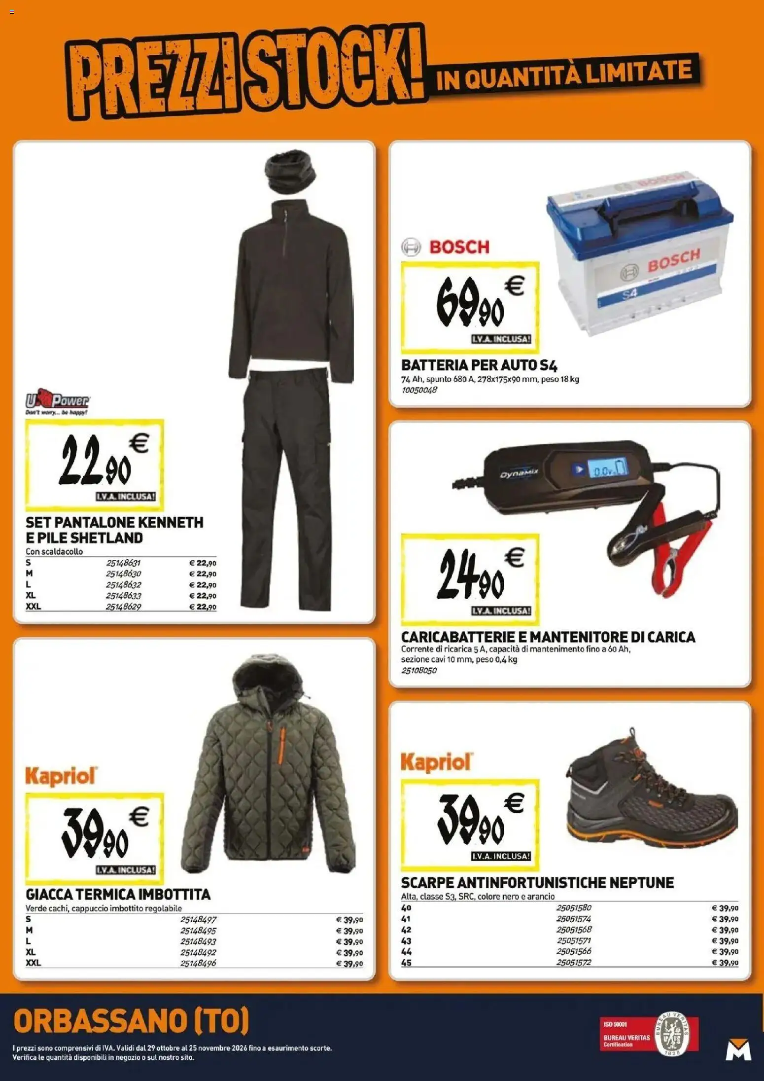 Anteprima dell'opuscolo TECNOMAT catalogo Orbassano dal negozio TECNOMAT valido da 29/10/2026