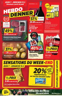 Vorschau des Merkblatts Denner aktionen FR vom Shop Denner gültig von 07.05.2026 bis 13.05.2026