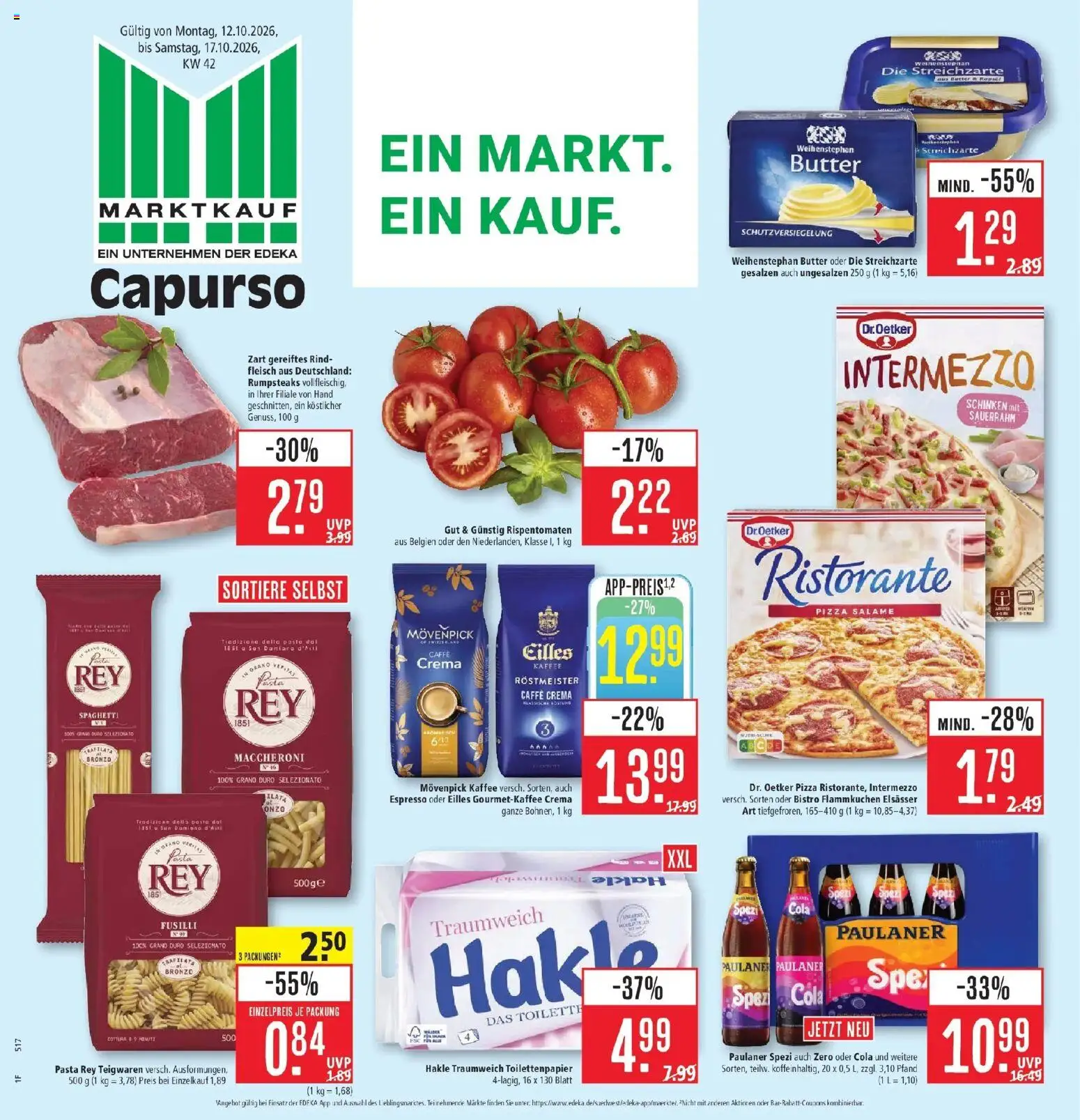 Vorschau von dem Prospekt des Geschäftes Marktkauf, gültig ab dem 12.10.2026