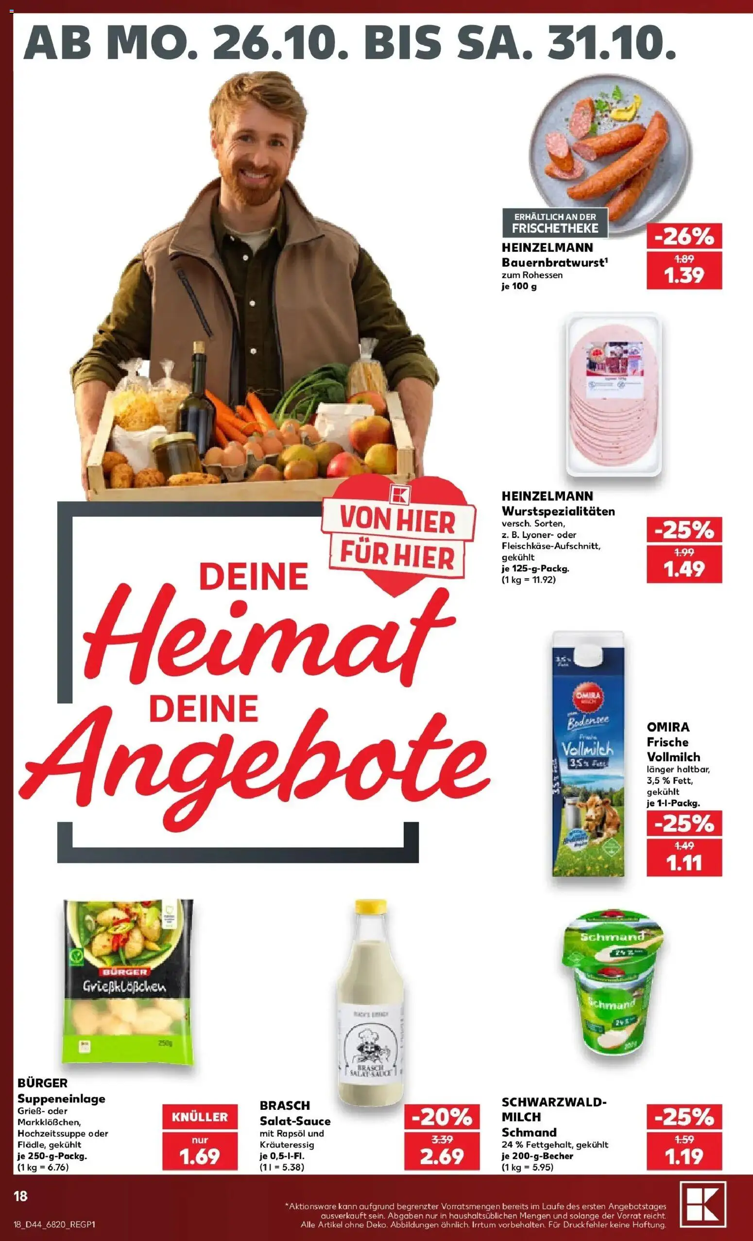 Vorschau von dem Prospekt des Geschäftes Kaufland, gültig ab dem 26.10.2026