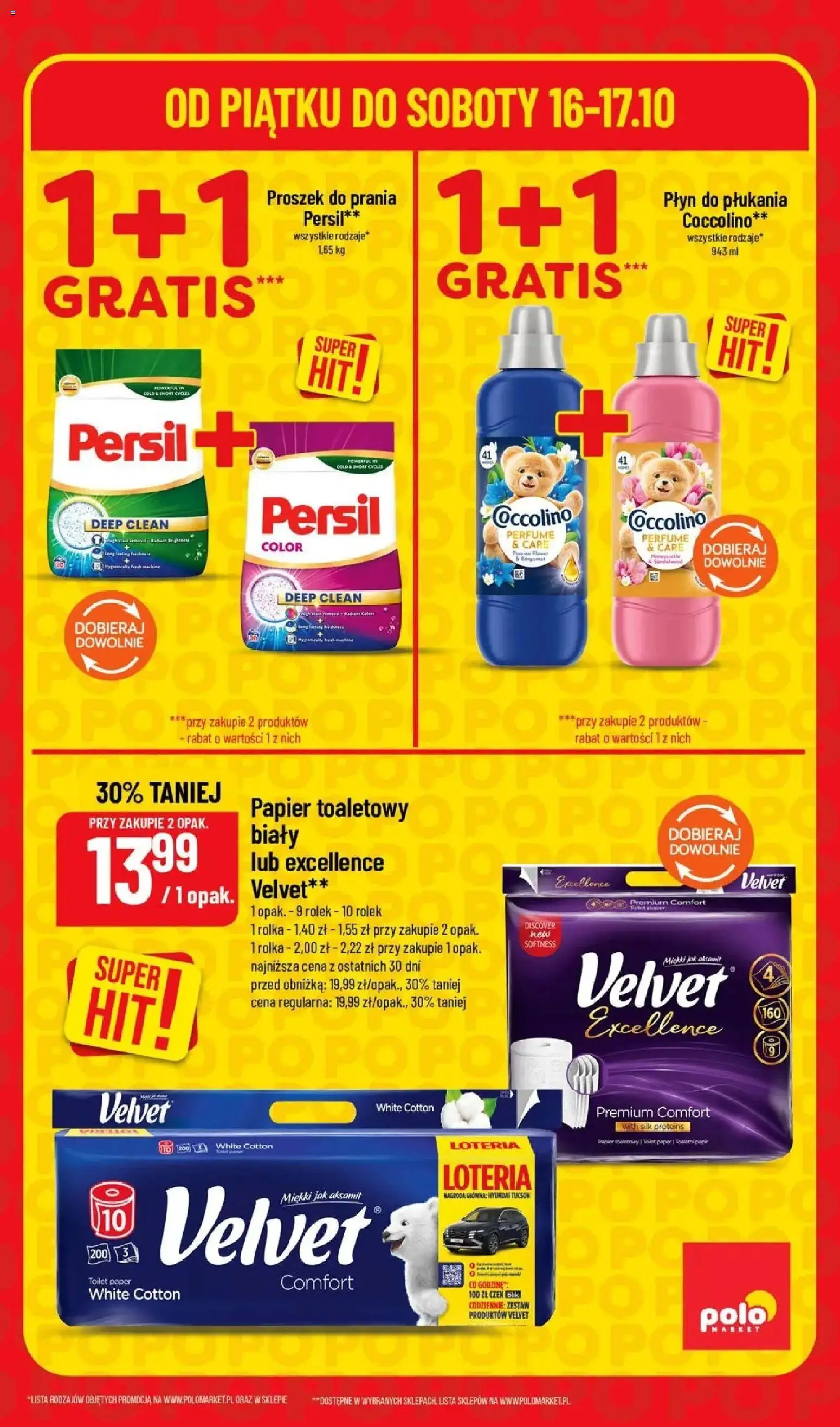 Pogląd gazetki "SuperHity POLOmarkt do soboty 17.10 (G42)" ze sklepu POLOmarket ważnej od 16.10.2026