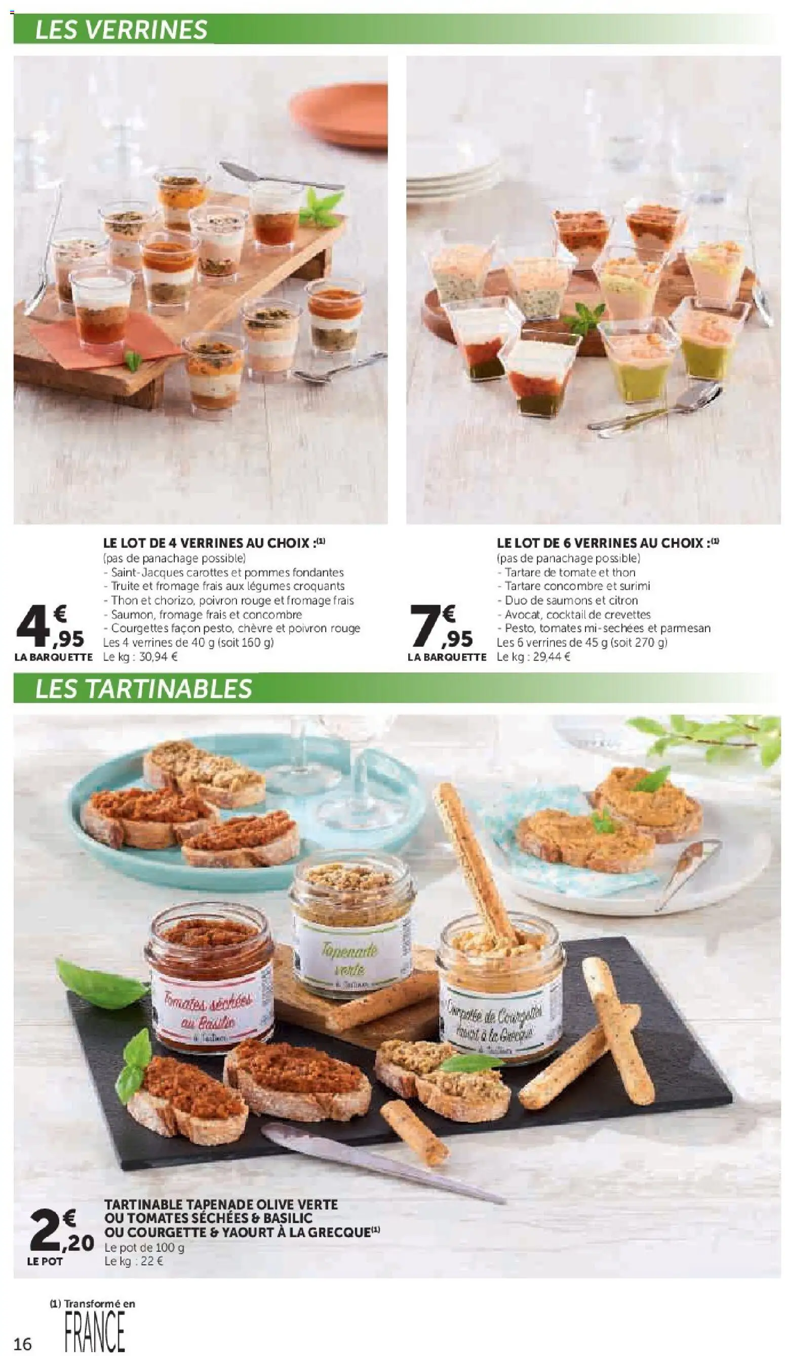 Prévisualisation de Super U - La carte Printemps Été du magasin Super U formulaire valide 03/03/2026 - Concombre, Yaourt, Thon, Citron, Parmesan, Surimi, Pommes, Poivron rouge