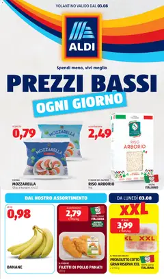 Anteprima dell'opuscolo Aldi volantino dal negozio Aldi valido da 03/08/2026