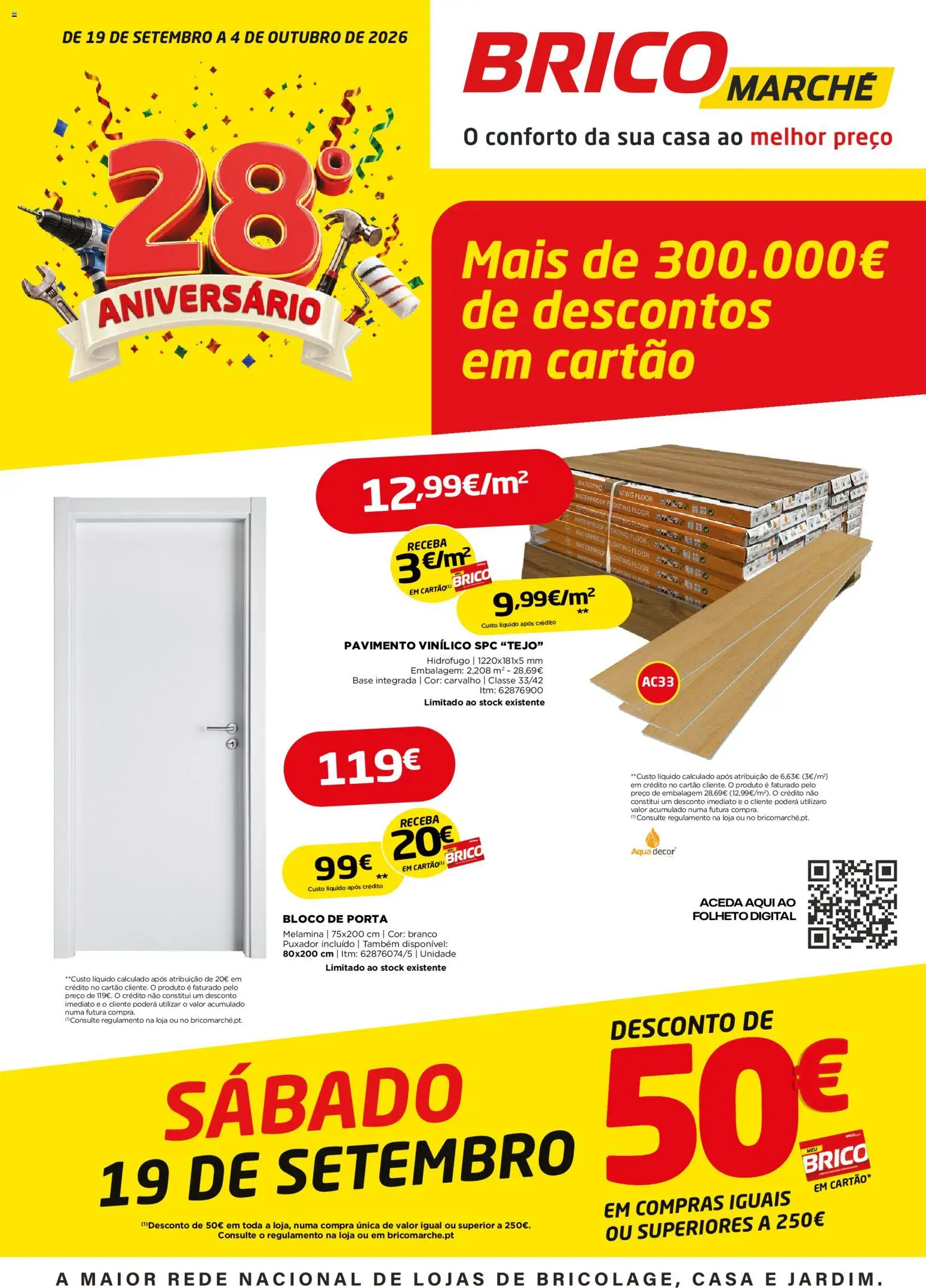 Pré-visualização do folheto da loja BricoMarché válida a partir de 19/09/2026