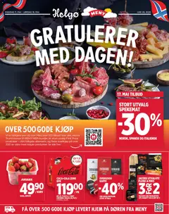 Forhåndsvis Meny Helgø kundeavis fra butikk Meny gyldig fra 11/05/2026