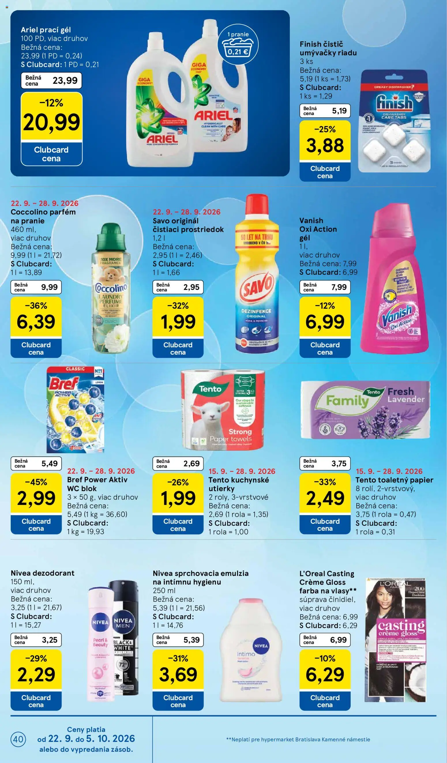 Náhľad Tesco letáku platného od 23.09.2026