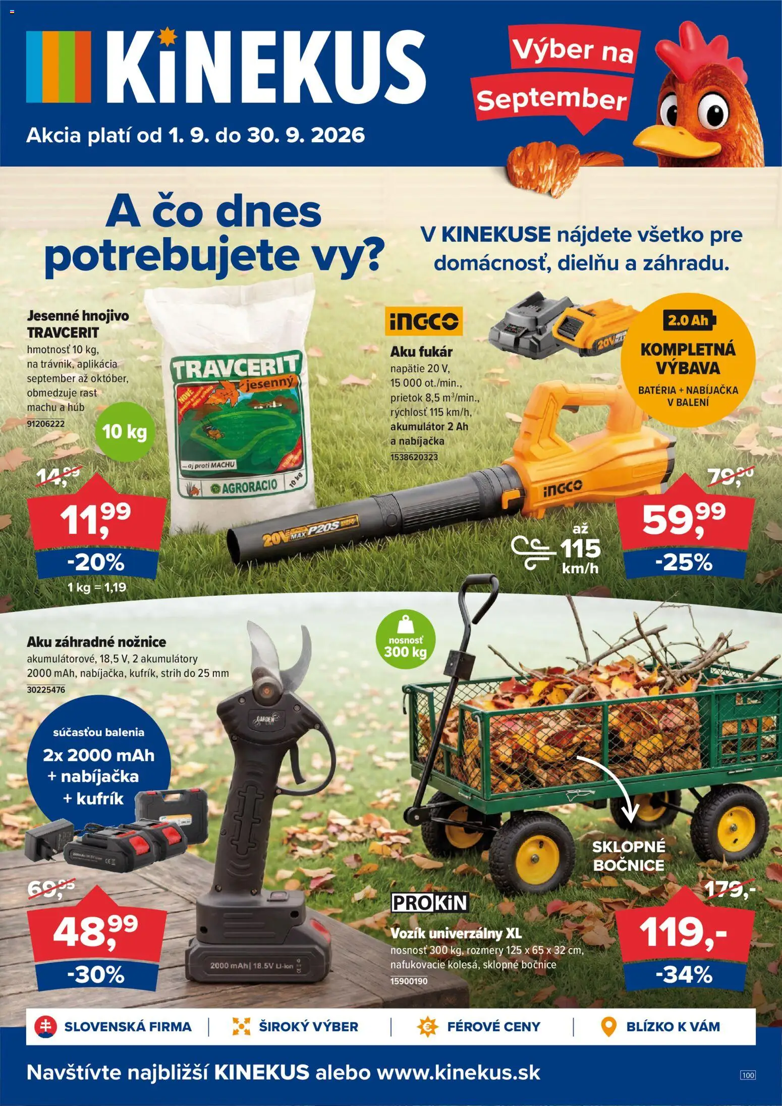Náhľad Kinekus letáku platného od 01.09.2026
