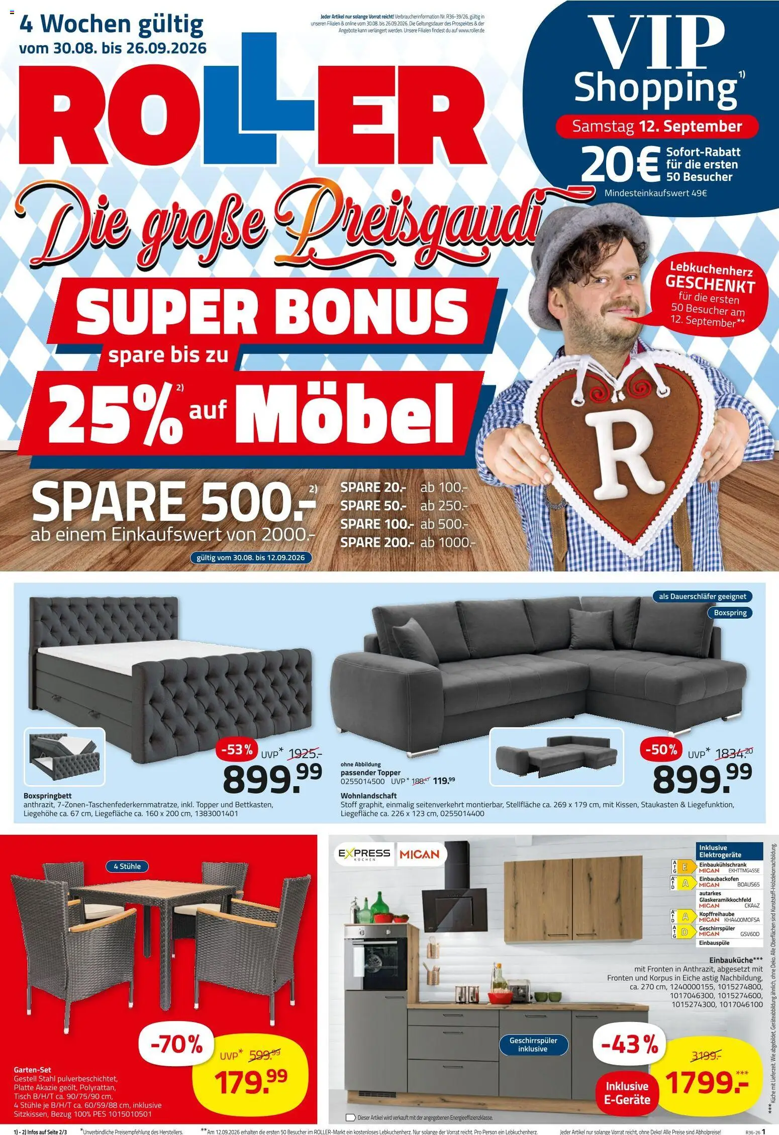 Vorschau von dem Prospekt des Geschäftes Roller, gültig ab dem 30.08.2026