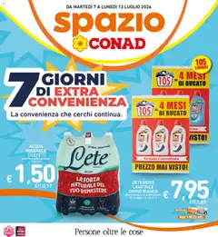 Anteprima dell'opuscolo Spazio Conad volantino Extra Convenienza dal negozio Spazio Conad valido da 07/07/2026