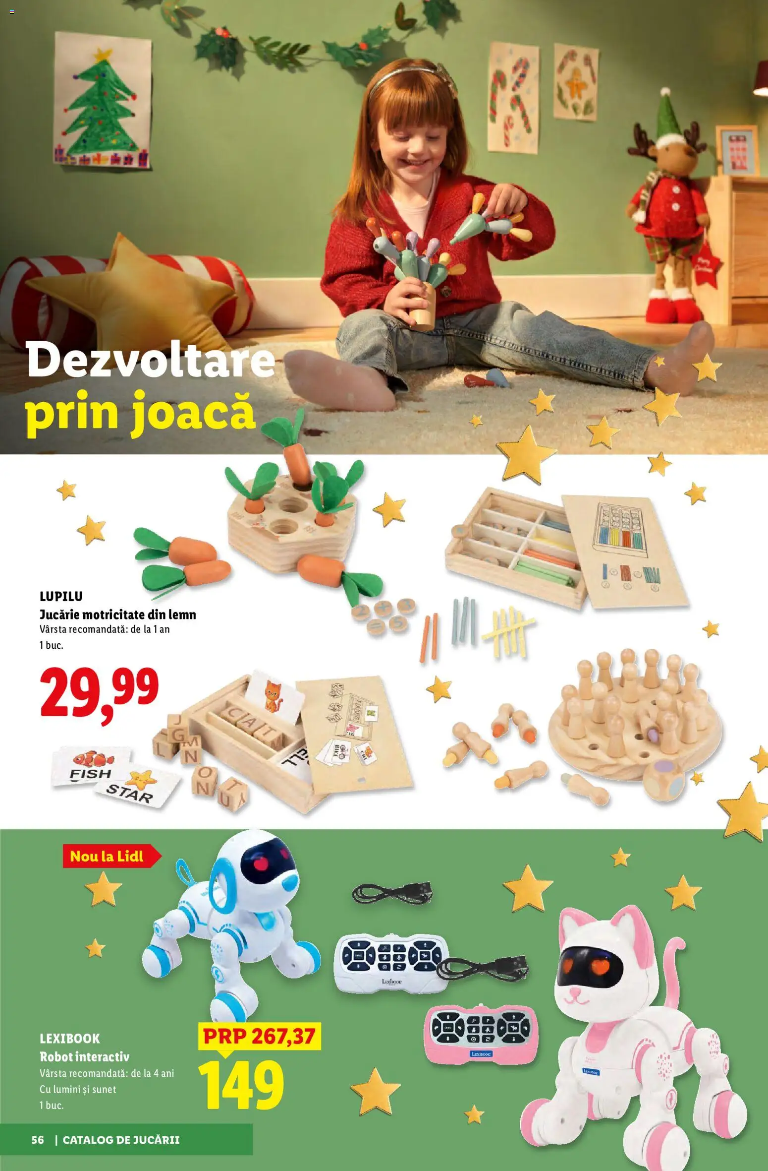 Previzualizarea de cataloage: Lidl Lidl Catalog De jucării valabil de la 02.11.2026 - Robot, Lumini