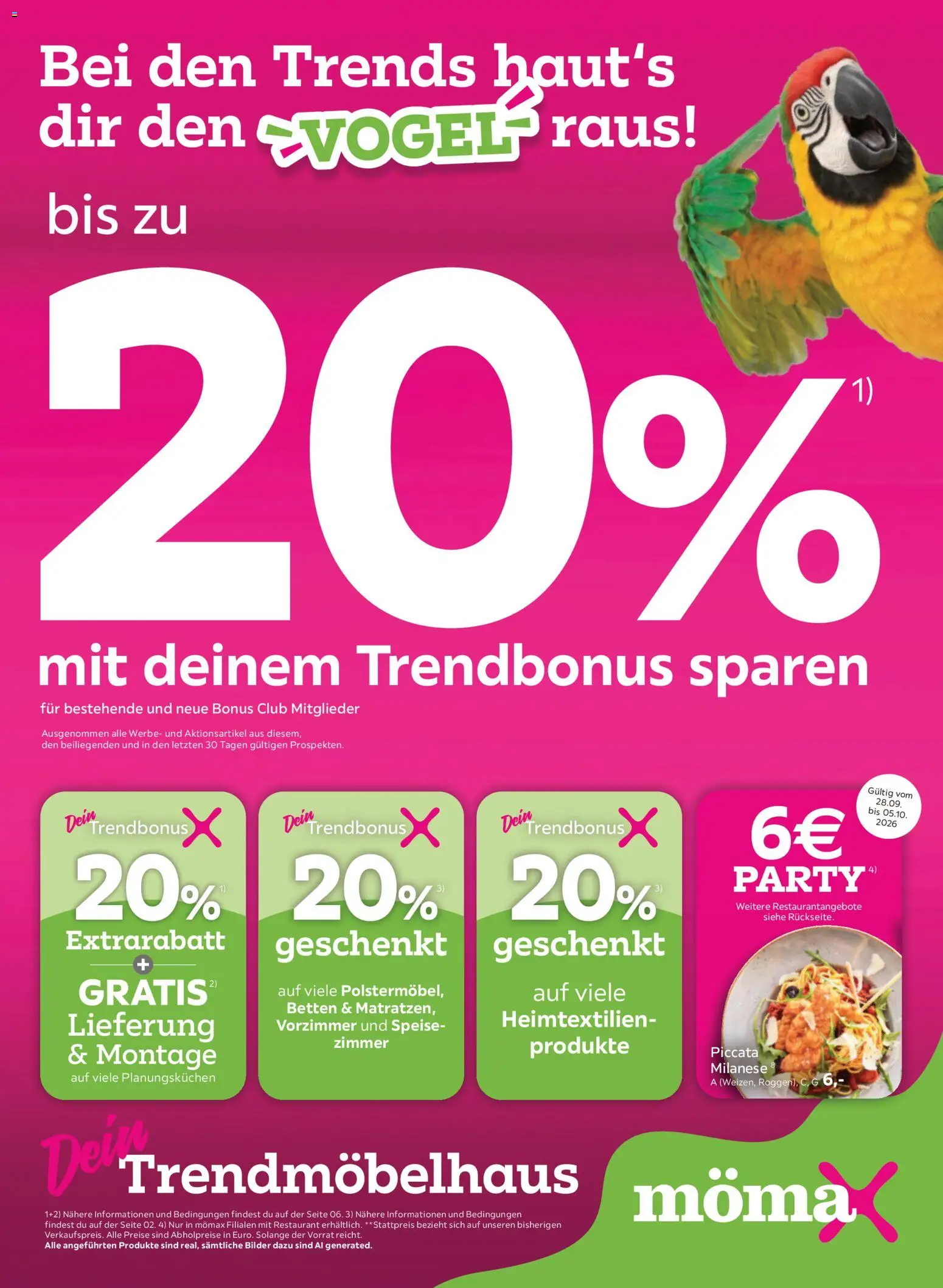 Vorschau von dem Prospekt des Geschäftes Mömax, gültig ab dem 28.09.2026
