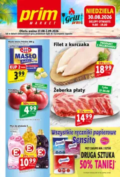 Pogląd gazetki "Prim Market gazetka" ze sklepu Prim Market ważnej od 27.08.2026