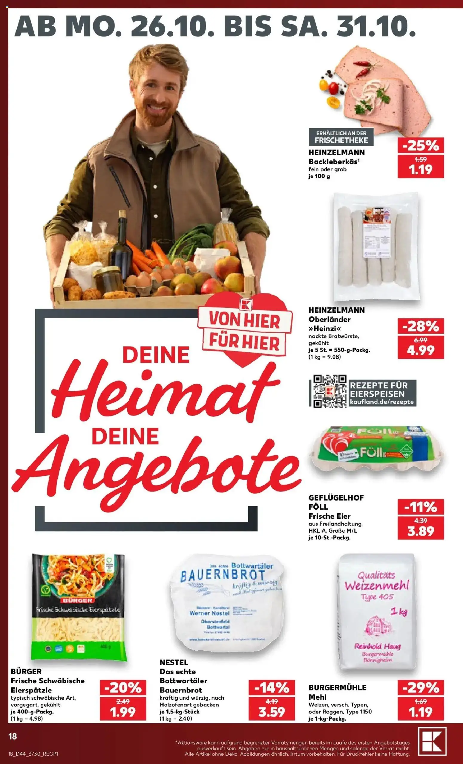 Vorschau von dem Prospekt des Geschäftes Kaufland, gültig ab dem 26.10.2026