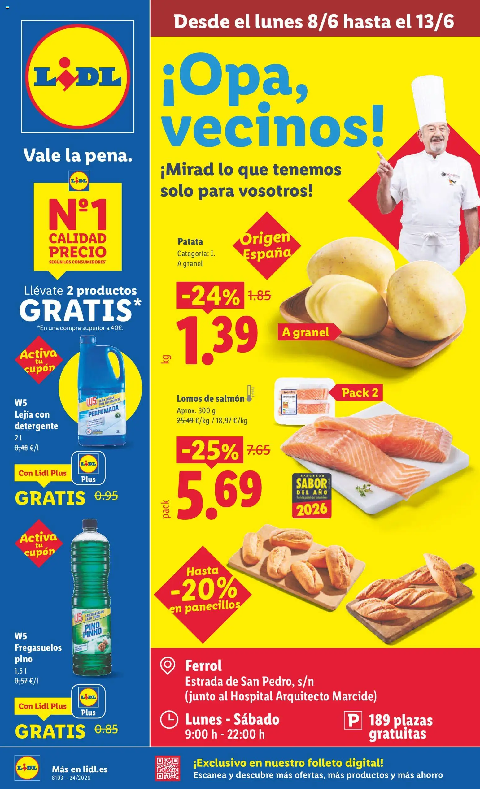 Vista previa del folleto de la tienda Lidl válido desde el 08/06/2026 