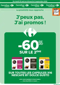 Prévisualisation de Carrefour contact catalogue du magasin Carrefour contact formulaire valide 25/08/2026