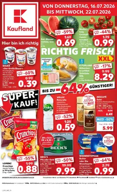 Vorschau von dem Prospekt des Geschäftes Kaufland, gültig ab dem 15.07.2026