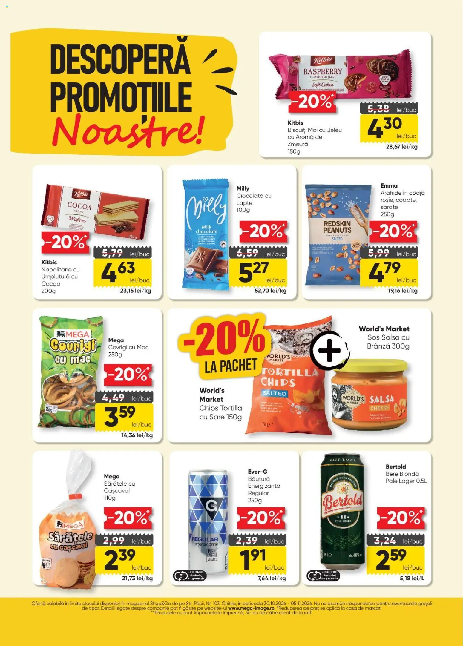 Previzualizarea de cataloage: Mega Image Mega Image Catalog Shop&Go Chitila valabil de la 30.10.2026
