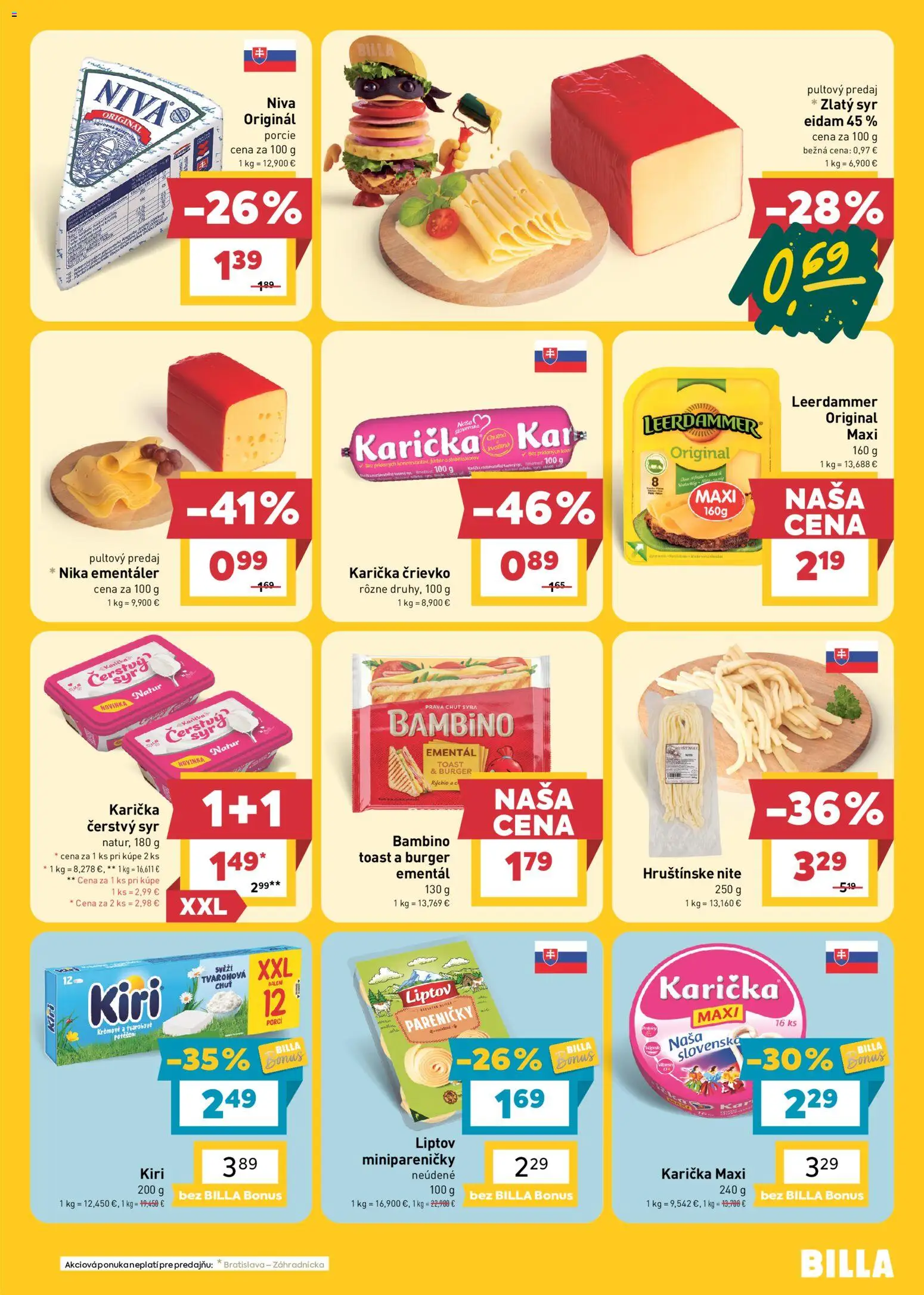 Náhľad Billa letáku platného od 04.11.2026