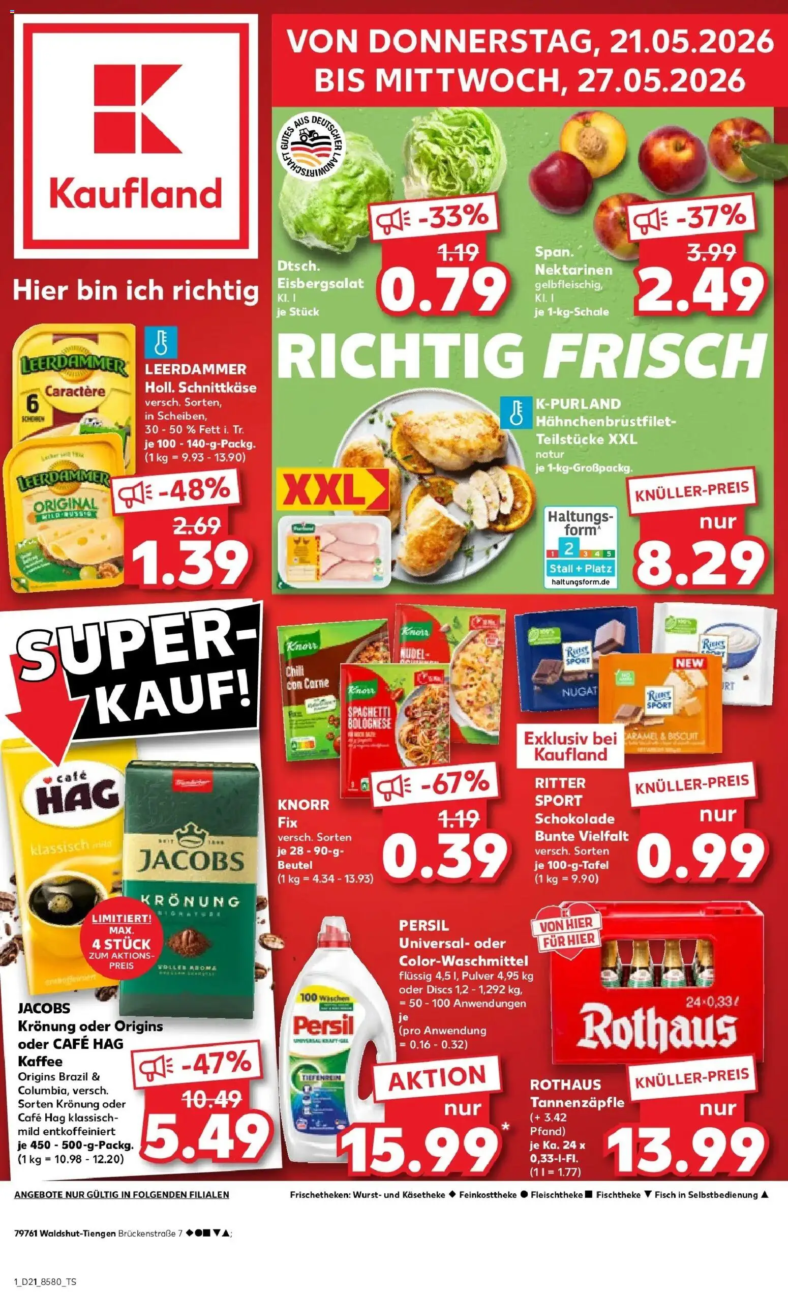 Vorschau von dem Prospekt des Geschäftes Kaufland, gültig ab dem 21.05.2026