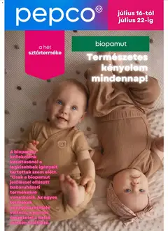 Pepco - Pepco akciós újság megtekintése, amely érvényes 2026.07.16.-től