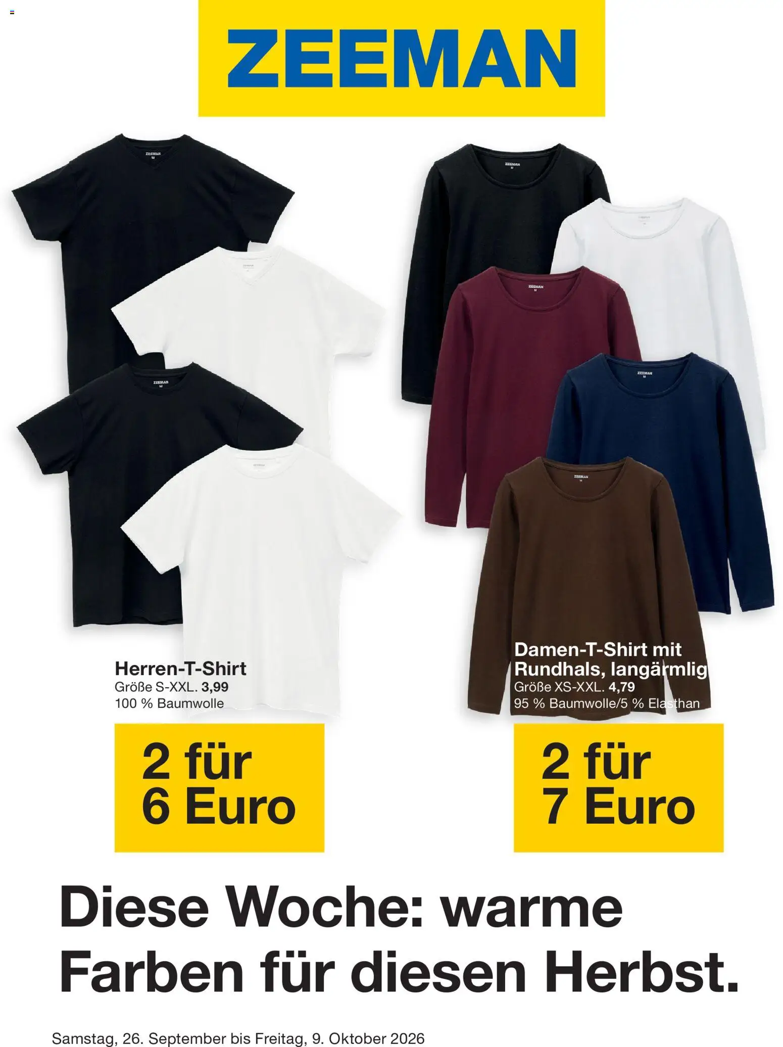Vorschau von dem Prospekt des Geschäftes Zeeman, gültig ab dem 26.09.2026