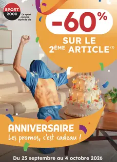 Prévisualisation de Sport 2000 catalogue du magasin Sport 2000 formulaire valide 25/09/2026