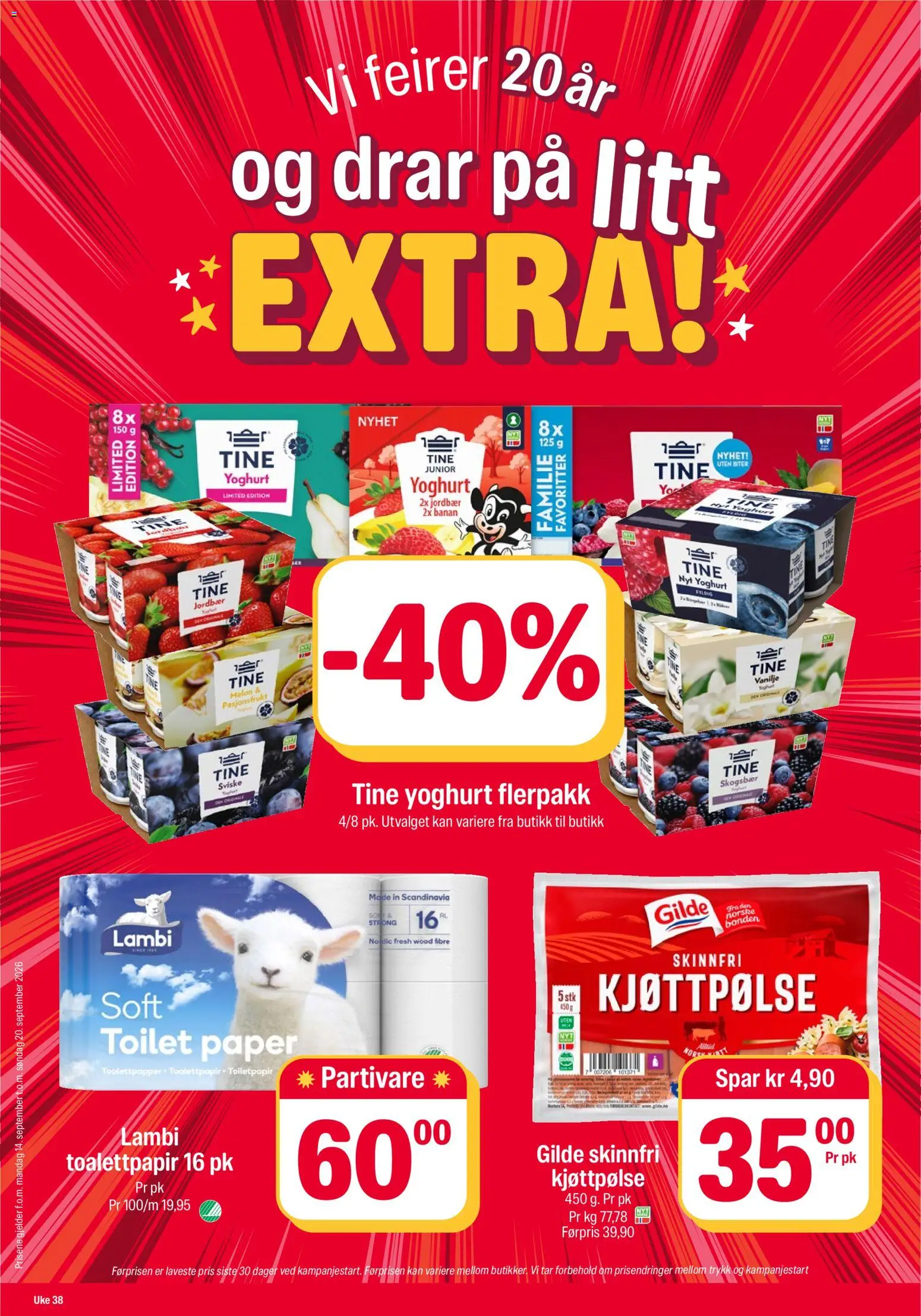 Forhåndsvis Coop Extra kundeavis fra butikk Coop Extra gyldig fra 14/09/2026
