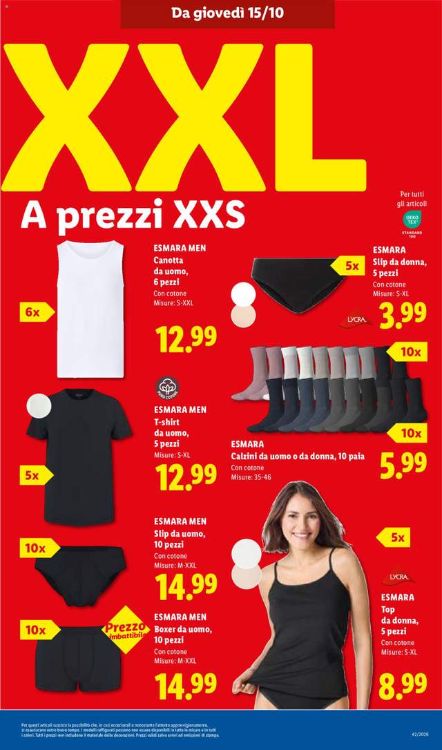 Nuovo volantino Lidl dal 15/10