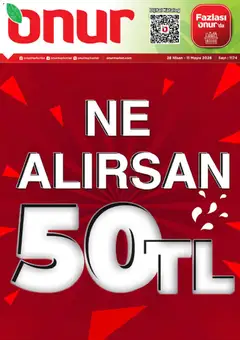Onur Market Onur Market Katalog - Bursa 28.04.2026 - Broşürünün önizlemesi