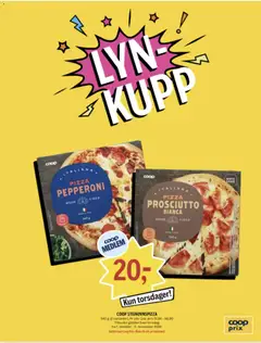 Forhåndsvis Coop Prix kundeavis lyn - kupp fra butikk Coop Prix gyldig fra 22/10/2026