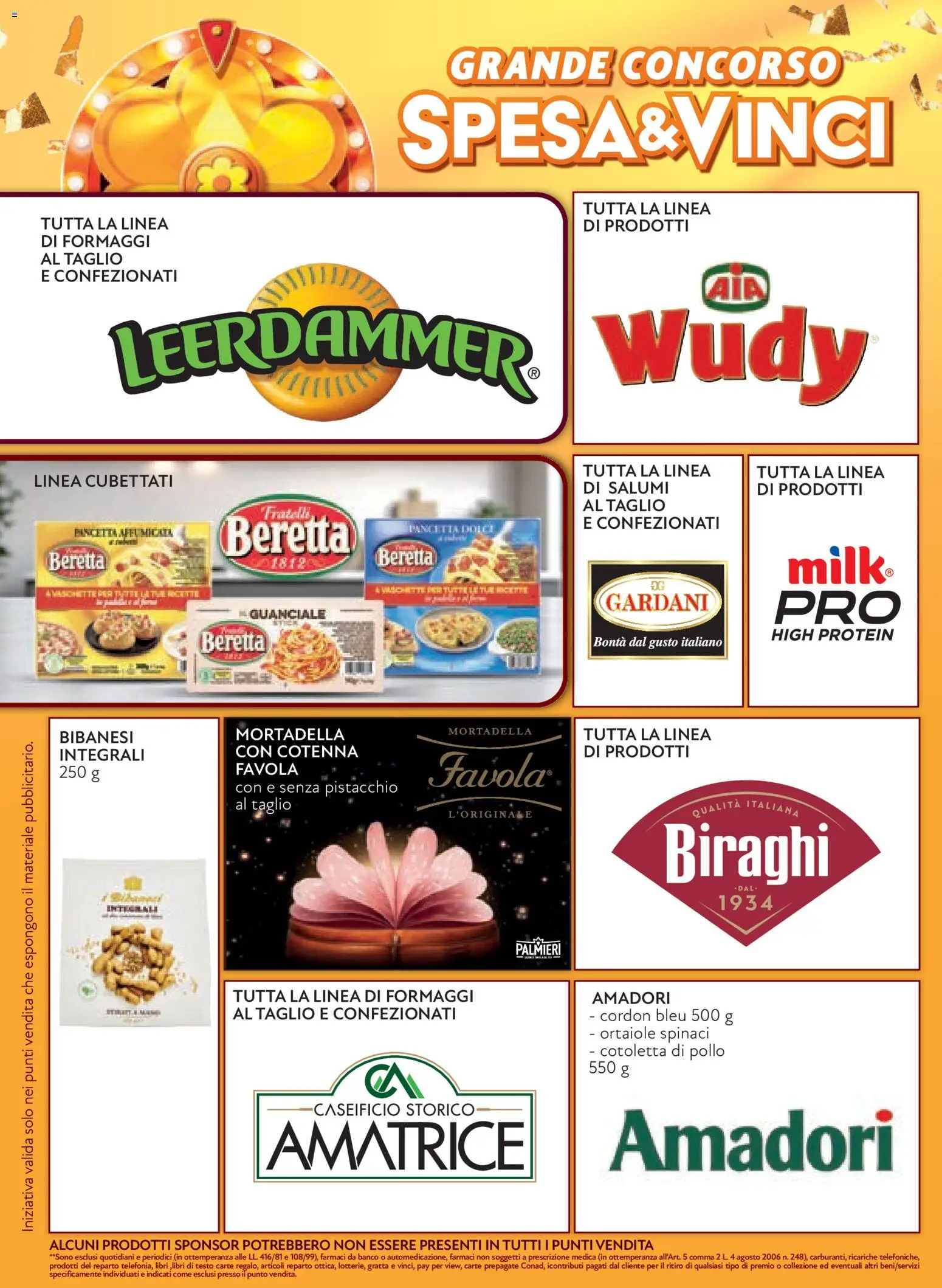 Anteprima dell'opuscolo Conad volantino Margherita Lombardia dal negozio Conad valido da 21/10/2026 - Pollo, Dolci, Libri, Mortadella, Guanciale, Pancetta, Spinaci, Taglio