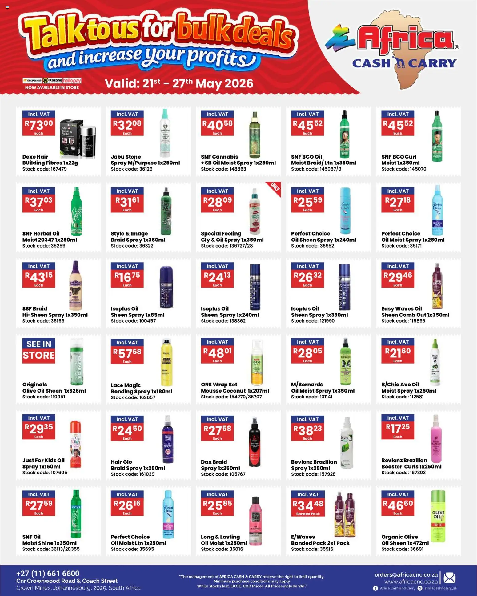 Preview of Africa Cash & Carry flyer valid from 21/05/2026