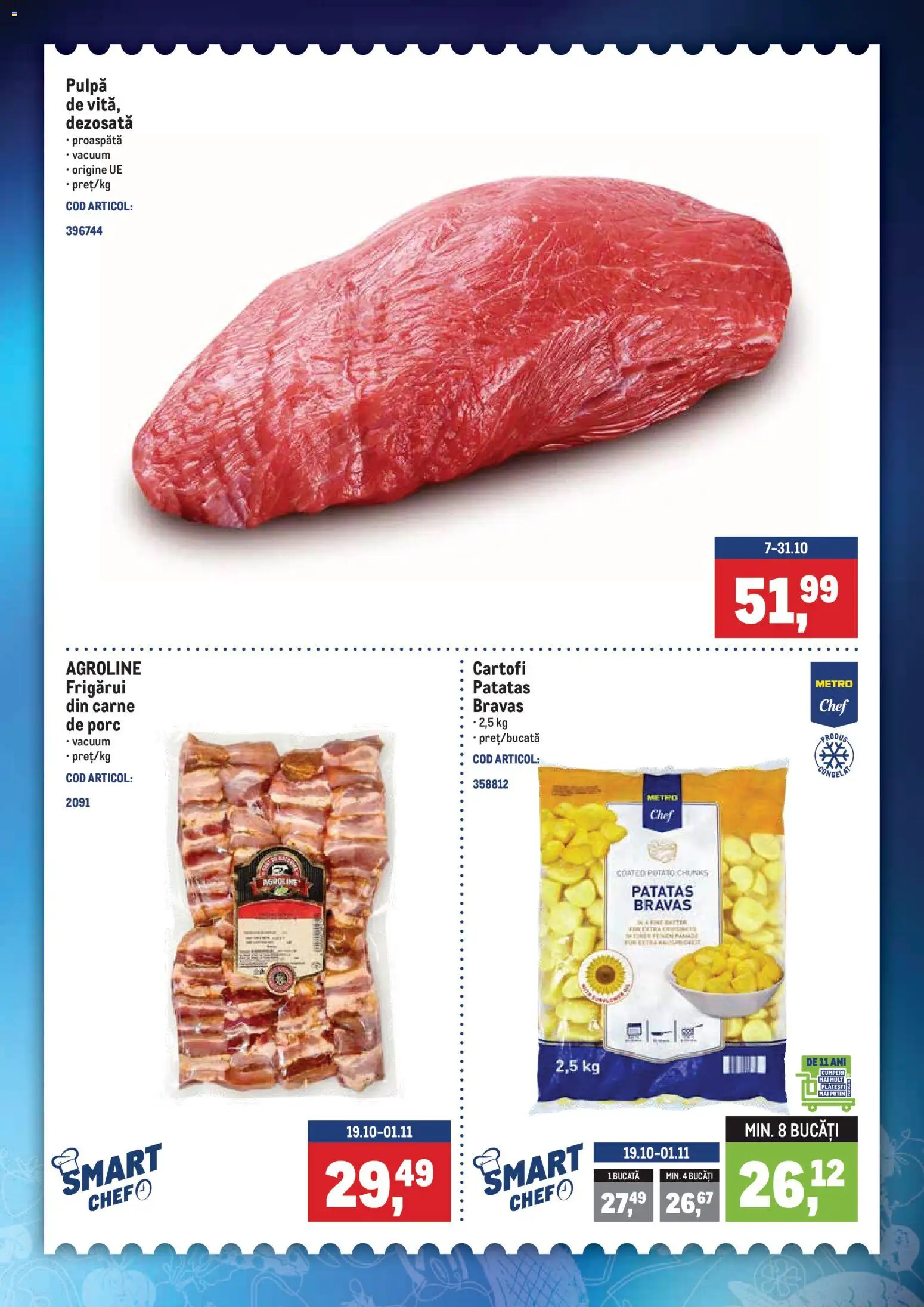 Previzualizarea de cataloage: Metro Metro Catalog valabil de la 26.10.2026 - Cartofi