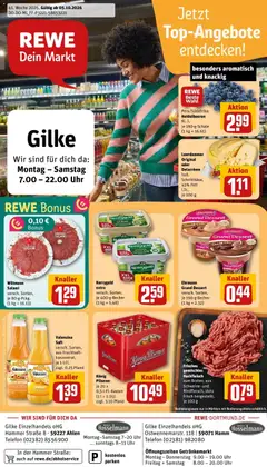 Vorschau von dem Prospekt des Geschäftes Rewe, gültig ab dem 05.10.2026