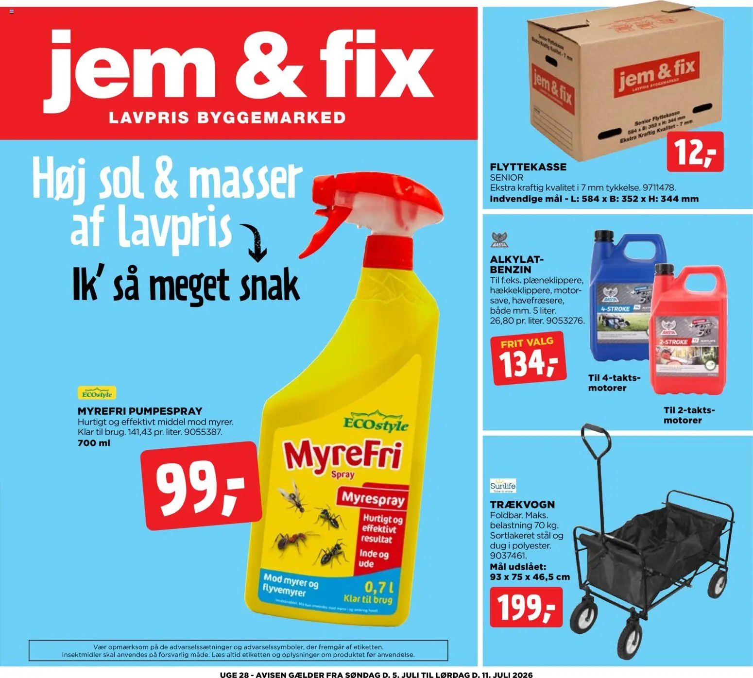 Eksempel på tilbudsavis Jem & fix - Tilbudsavis uge 28 fra butik Jem & fix gyldig fra 05/07/2026