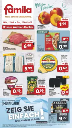 Vorschau von dem Prospekt des Geschäftes Famila Nordwest, gültig ab dem 22.06.2026