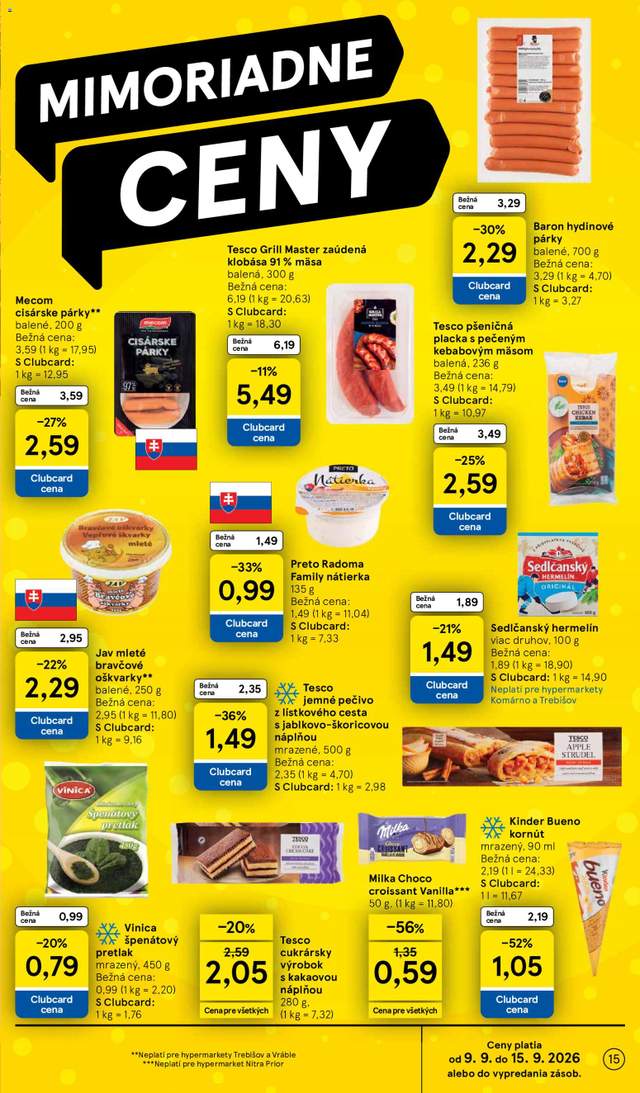 Nový Tesco leták od 09.09.