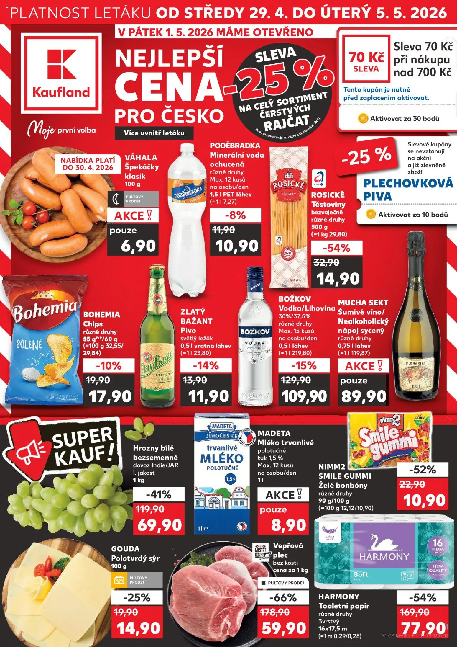 Náhled nabídky: Kaufland Kaufland leták - Kolín platný od 29.04.2026