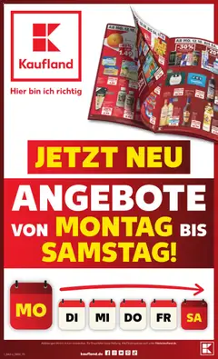 Náhled nabídky: Kaufland Německo Kaufland Německo leták - Montag bis Samstag platný od 12.10.2026