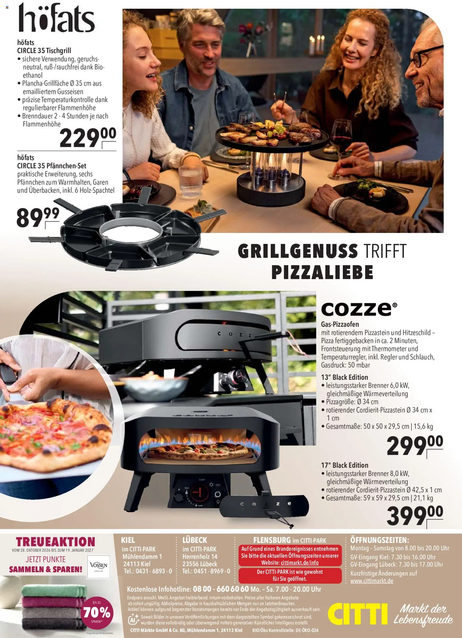 Vorschau von dem Prospekt des Geschäftes CITTI Markt, gültig ab dem 28.10.2026 - Bilder, Pizza, Uhr, Thermometer